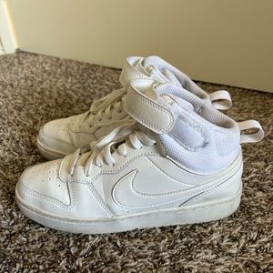 Nike White Highs with Strap